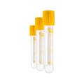 Пробирка для крови с желтой крышкой, стерильная, 13х100 мм, 5 мл крови, уп.100 шт (гель и свертывающий активатор) VACUSEL, прев. 0