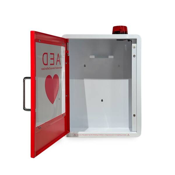 Бокс металевий настінний із сигналізацією для дефібрилятора AED Amoul, рис. 3