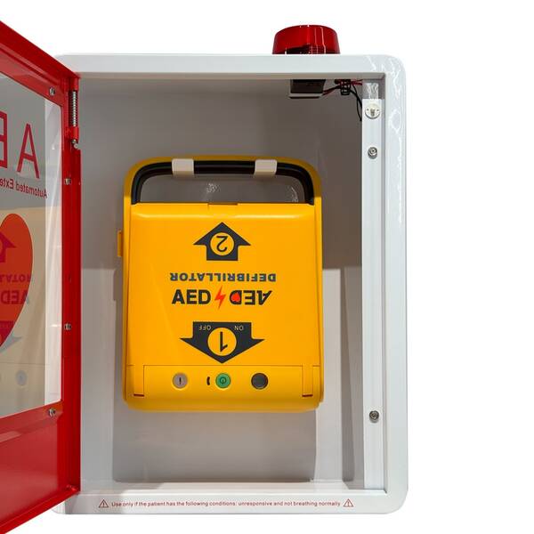 Бокс металевий настінний із сигналізацією для дефібрилятора AED Amoul, рис. 2