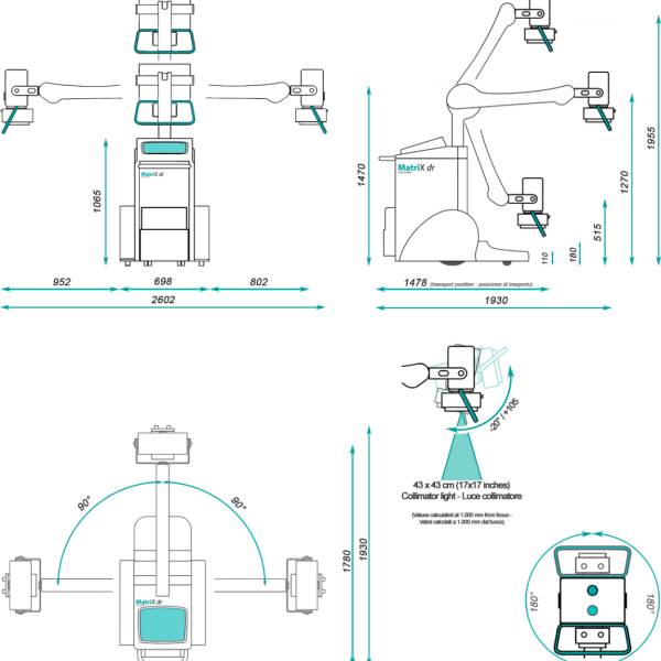 MatriX DR Мобільна рентгенографічна система Ibis, рис. 2