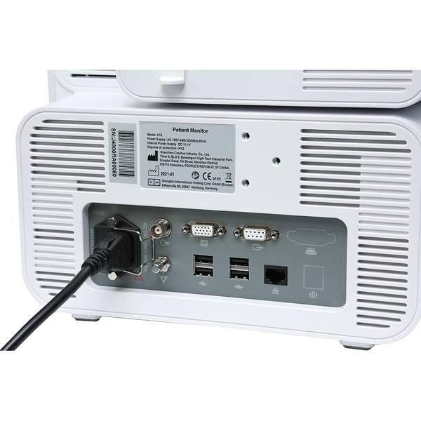 Монітор пацієнта з сенсорним екраном і ETCO2