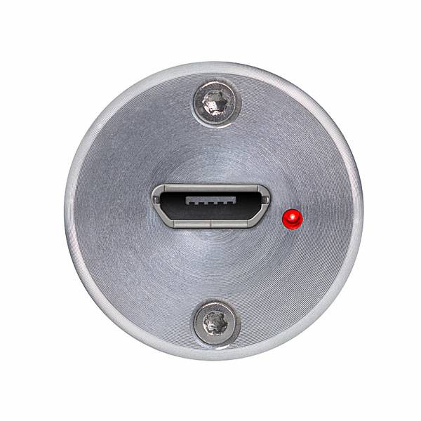 Дерматоскоп LuxaScope LED 3.7В, адаптер, диск без шкали, чорний, Luxamed, рис. 1