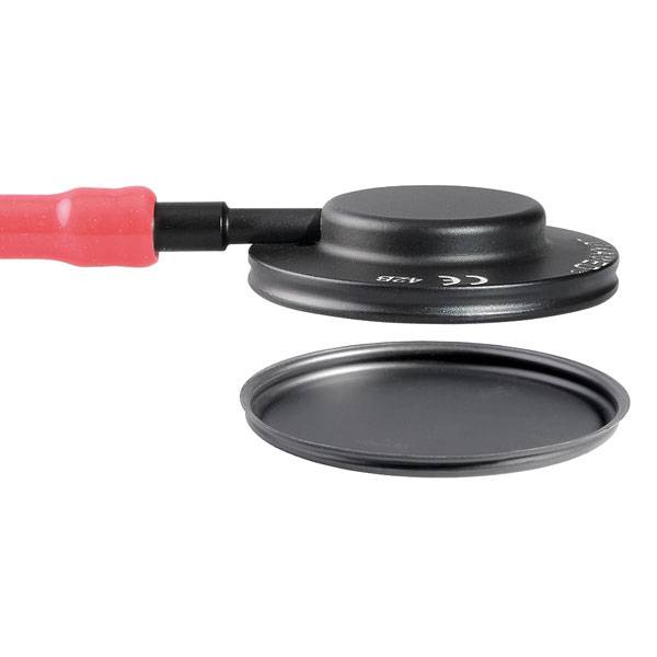 Стетоскоп зі змінними діафрагмами, Sonus Flat Flex, червоний, Luxamed, рис. 1