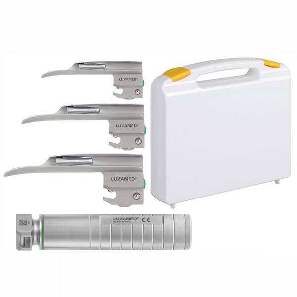 Набір F.O. ларингоскоп дорослий Xenon 2.5В + 3 Miller клинка Luxamed, рис. 0