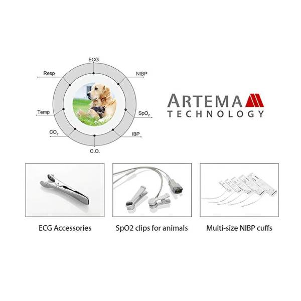 Монитор пациента ветеринарный uMEC12 Vet CO₂/IBP Mindray Animal, рис. 2