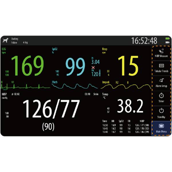 Монітор пацієнта ветеринарний Vetal 3 (CO₂) Mindray Animal, рис. 3