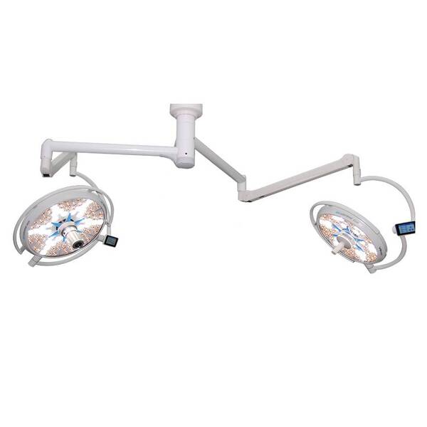 Світильник хірургічний двокупольний стельовий Luckystar S628/Е528 VG Medical, рис. 1